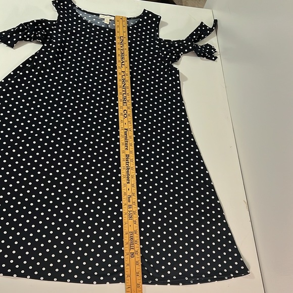 NWT Versona Black with White polka dot Shift dress size XL - Picture 8 of 11